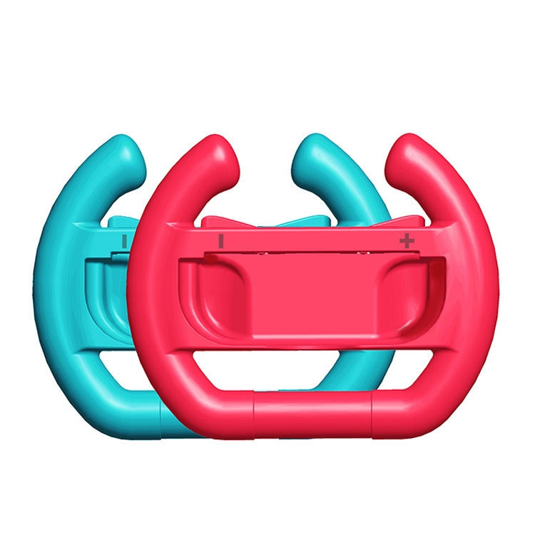 DOBE Left and Right Handle Steering Wheel For Oled Switch / Switch Specification: Red + Blue (2pcs/Pack)