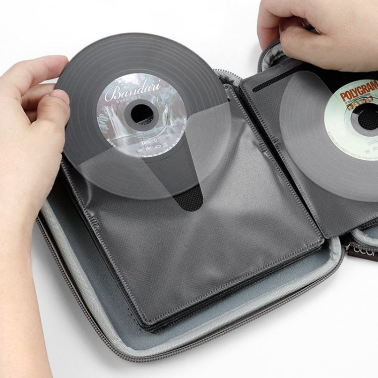 BAONA BN-F021 CAPA CAPA de DVD CD Bolsa de almacenamiento CD de la bolsa de almacenamiento de CD Para PS4 (Negro)