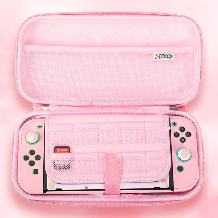 Game Console Accessories Storage Bag Protective Shell Anti-drop Storage Lid For Switch Lite (Cherry Pink)