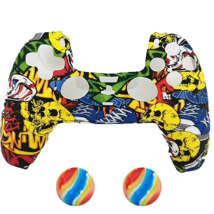 2PCS PS5 Gamepad Silicone Protective Cover (11+Hats)