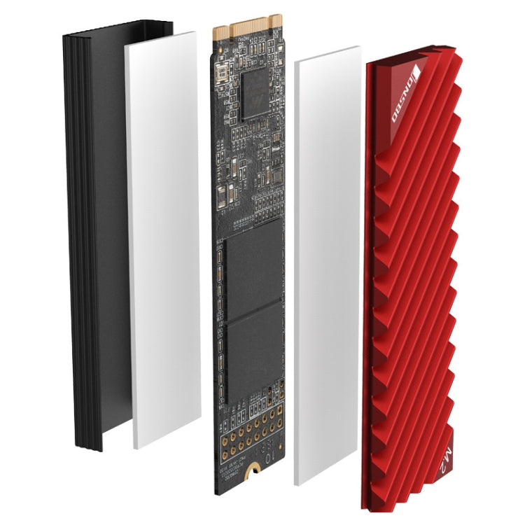 Jonsbo M.2-3 Solid State Radiator For NVME/SSD (Red)