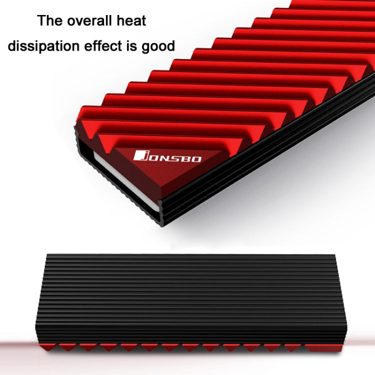 Jonsbo M.2-3 Solid State Radiator For NVME/SSD (Red)