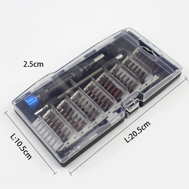 Destornillador de 60 in 1 combinación de Destornillador de la combinación de la computadora de desMontaje de la Reparación de la computadora de la computadora (Negro)