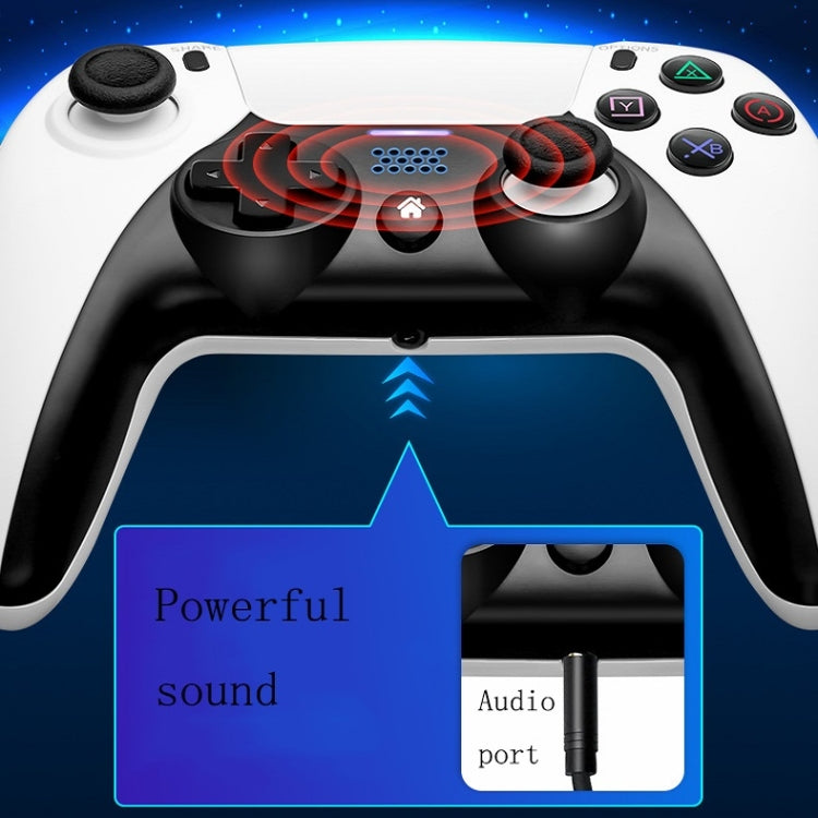 Controlador Inalámbrico del Juego Bluetooth Para PC / PS4 / Switch (Negro)