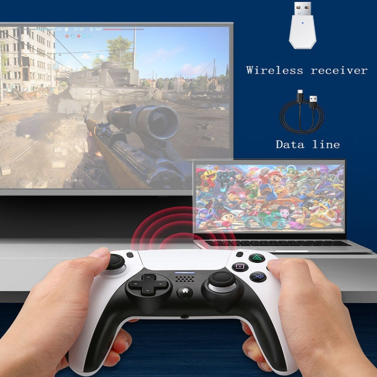 Wireless Bluetooth Game Controller for PC / PS4 / Switch (Gold)