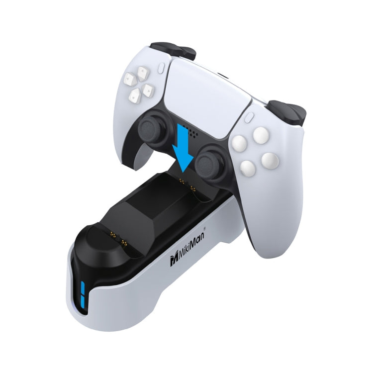 Mikiman Gamepad Dual-Fast Charge Charging Dock with LED indicator For PS5