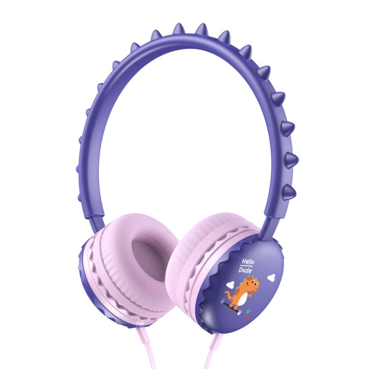Y18 DIENSURATE DIENSURATE CONTROL SPORTS HEADSET CONTROL WITH MIC Cable LENGTH: 1.2M (PURPLE)