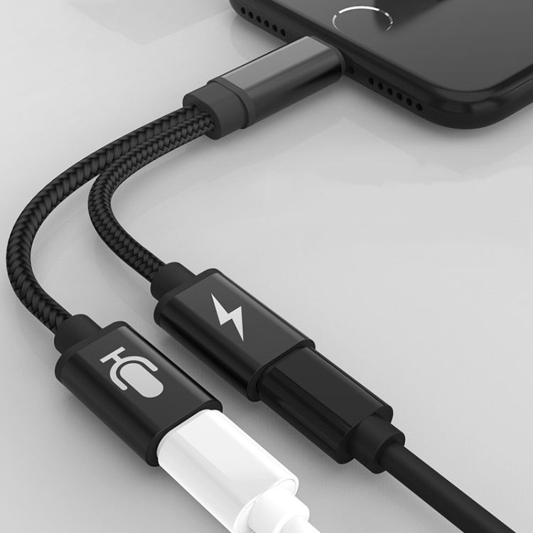2 in 1 8-poliger Stecker auf zwei 8-polige Buchse Audioadapter für iPhone