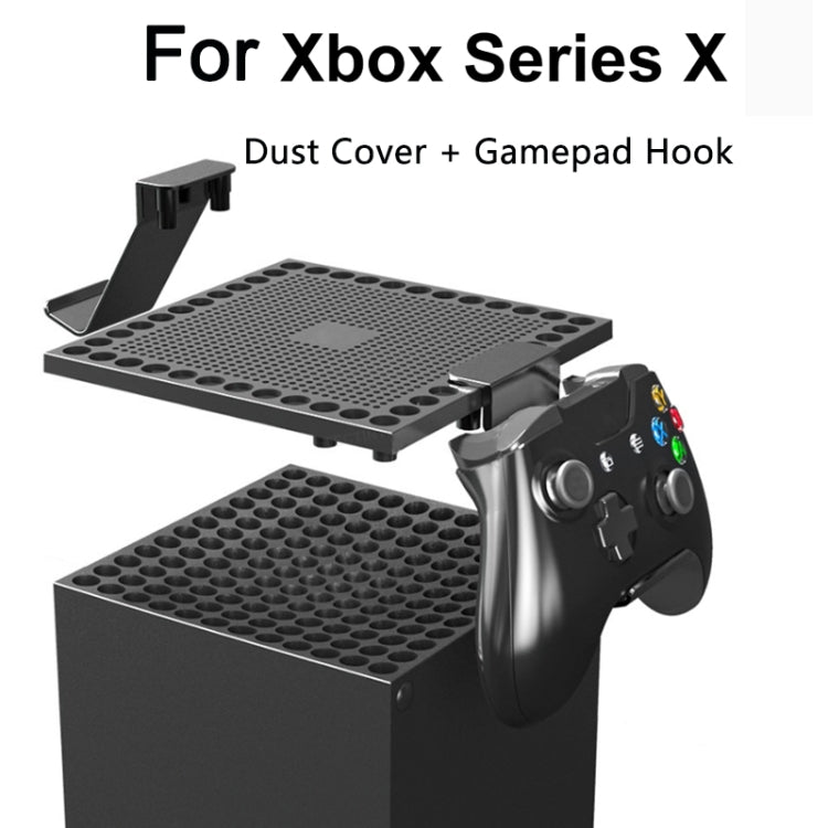 Aolion Host Cover Dust Function Multifunction HEAT DISSIPATION AND DUST Screen ACCESSORIES For Xbox Series X (Black)