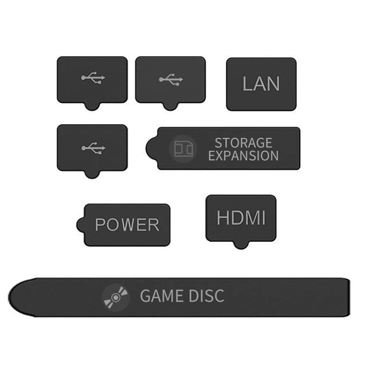 Para Xbox SerieS / X Host a Prueba de polvo del Enchufe del polvo Conjunto estilo: Edición Normal