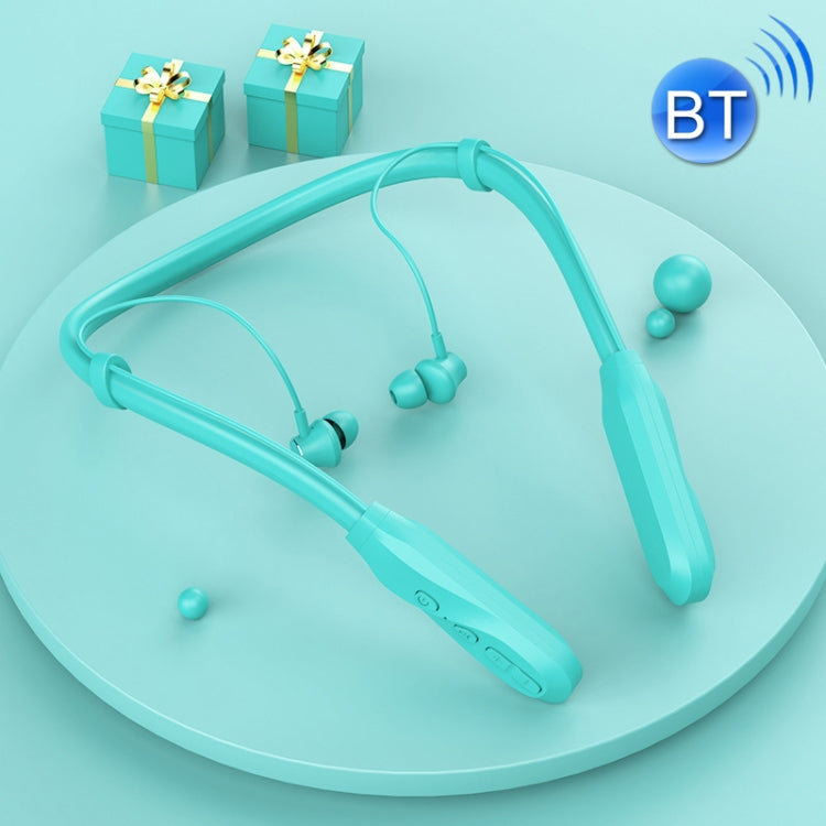 Auriculares de Bluetooth de deportes Inalámbricos I35 Auriculares en el ruido en el Oído Auriculares montados en cuello (verde)