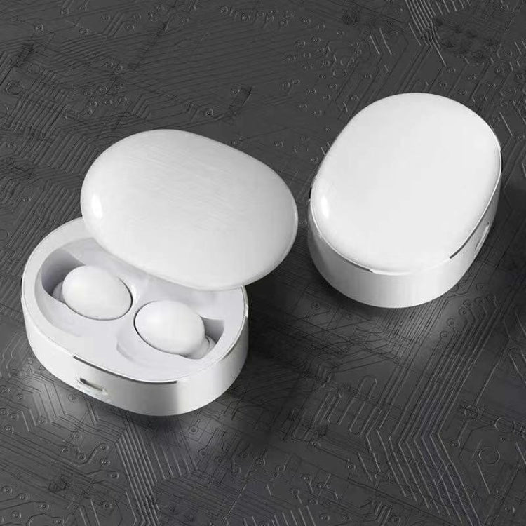 Mini Airs Mini Bluetooth Headphones with Rotating Charging Box (White)