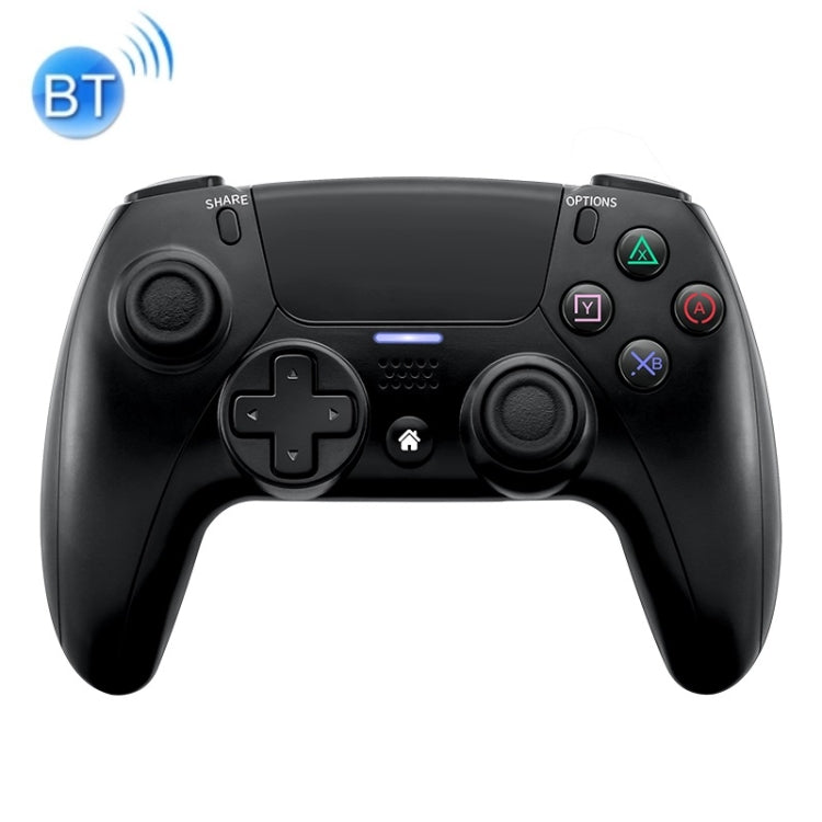 PSS-P04 Bluetooth 4.0 Wireless Dual-Vibration Gamepad Para PS4 / Switch / PC / Steam (Negro clásico)