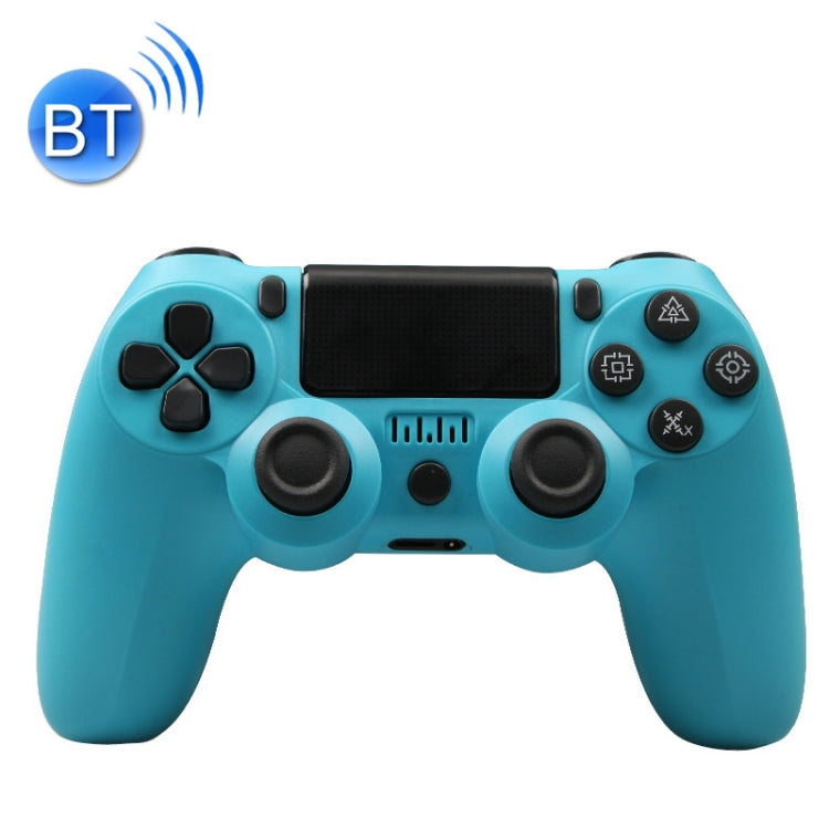 Wireless Bluetooth Game Controller Gamepad with Light for PS4 Color: Blue