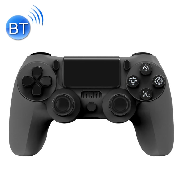 Wireless Bluetooth Game Controller Gamepad with Light for PS4 Color: Black