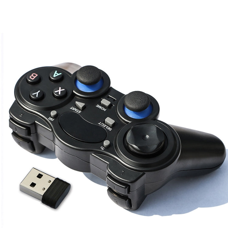 2.4G Wireless Singles GamePad For PC/PS3/PC360/Android TV Phones Set: USB Receiver + Android Receiver