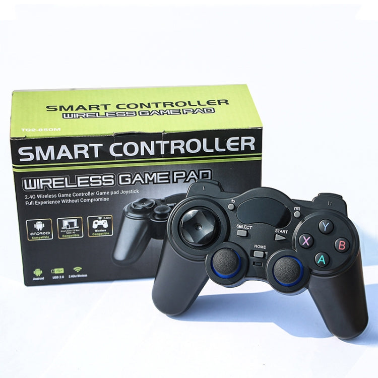 2.4G Wireless Singles GamePad For PC/PS3/PC360/Android TV Phones Set: USB Receiver + Android Receiver