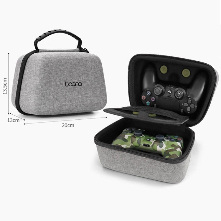 Baona EVA Hard Shell Shell Storage Bag For PS5/PS4/Xbox/Switch Pro Style: Double Layer Gray