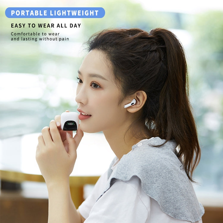 X50 TWS HIFI Stereo Bluetooth Wireless Sports Headphones (White)