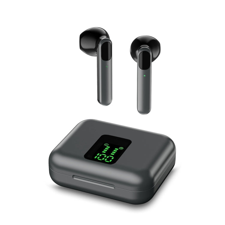X40 LED Display Digital Digital Battery Life Sports Bluetooth Headphones (Grey)
