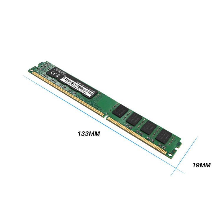 Capacité de la mémoire de la mémoire de l'ordinateur OSCOO DDR3: 4 Go