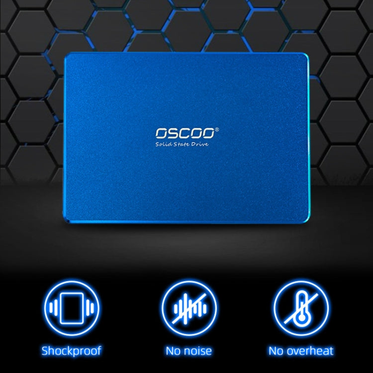 OSCOO SSD-001Blue 2,5 pouces SATA SAP SDA SANT SANT SOLID CAPACITÉ D'AUGMENTATION : 256 Go