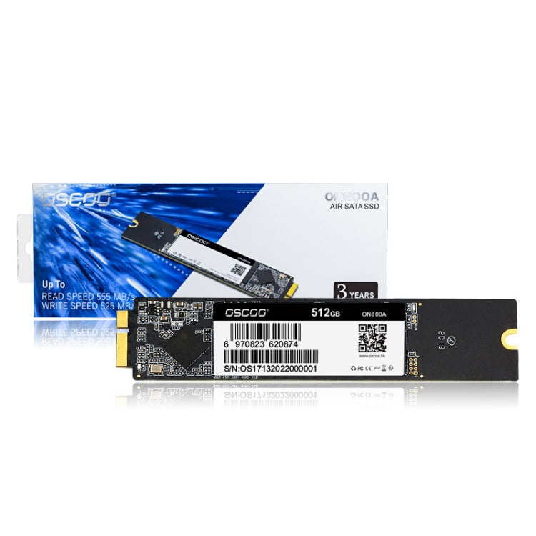 OSCOO ON800A SSD PRIGHT SOLID DIRECORY pour MACBOOK CAPACITÉ : 512 Go