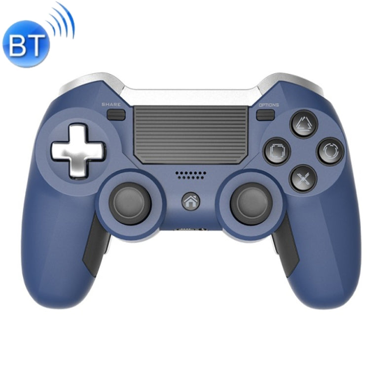Manette Bluetooth sans fil HS-PS4125 avec éveil somatosensoriel Pour PS4/PC Couleur du produit : Bleu