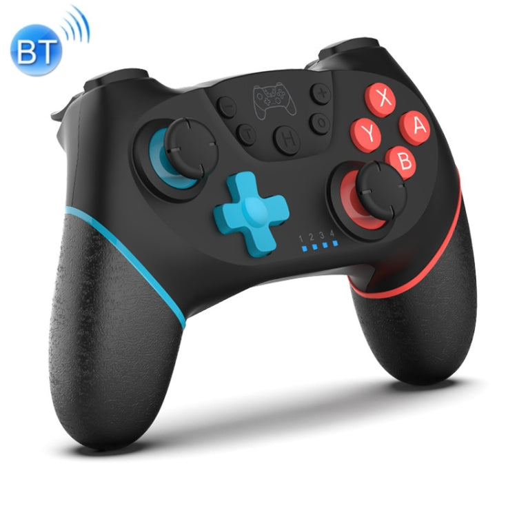 Wireless Bluetooth Gamepad with Macro Programming For Switch Pro Color: Left Blue Red