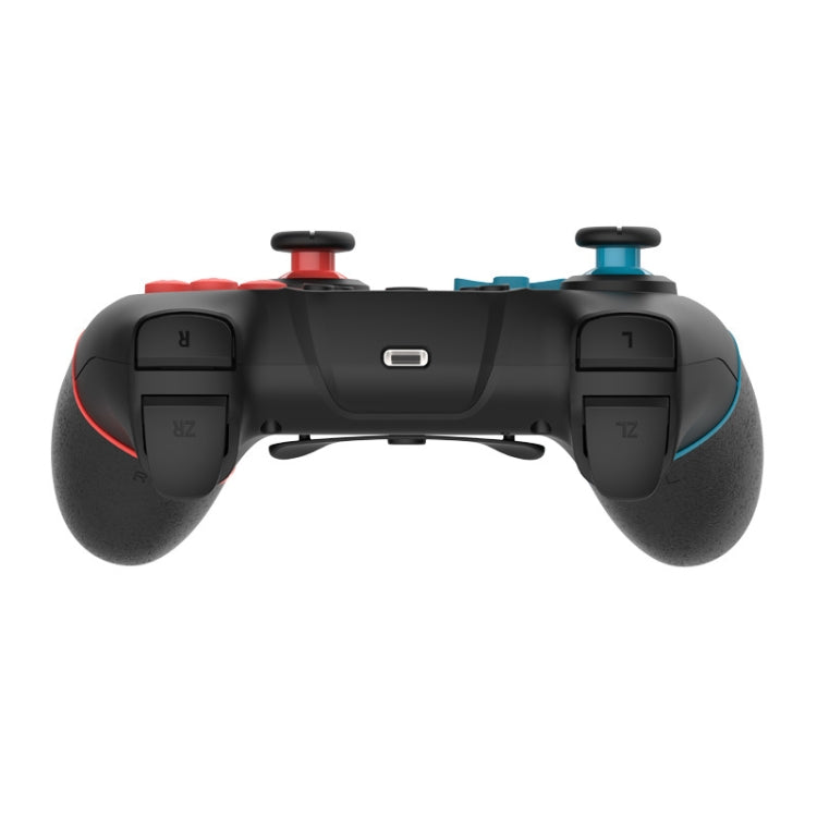 Wireless Bluetooth Gamepad with Macro Programming For Switch Pro Color: Left Blue Red