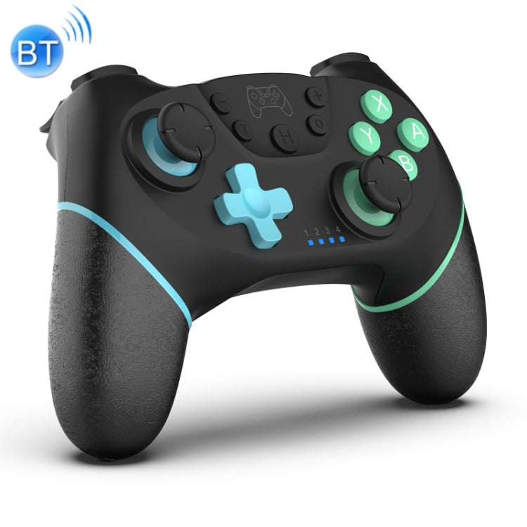 Bluetooth Wireless Bluetooth GamePad with Macro Programming For Switch Pro Product Color: Left Blue Green Green