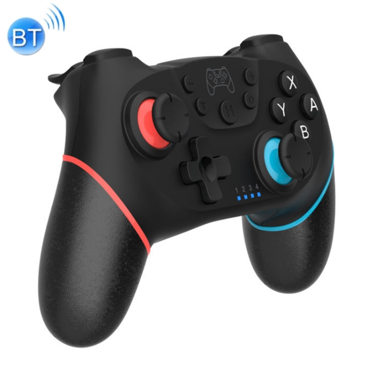 Manette de jeu Bluetooth sans fil avec programmation macro pour Switch Pro Couleur : Gauche Noir Rouge