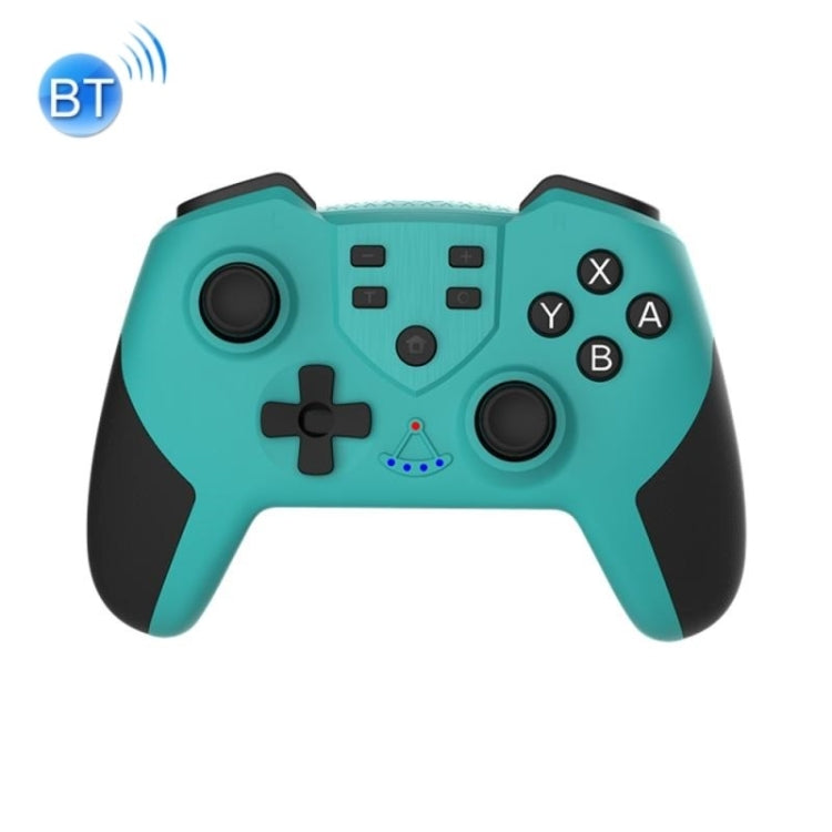 T23 Macro Programming Six-Axis Wireless Bluetooth Handle with NFC For Switch Pro (Green)