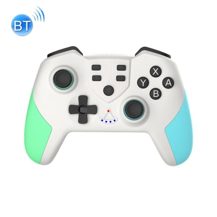 T23 Macro Programming Six-Axis Wireless Bluetooth Handle with NFC For Switch Pro (Blue Green)