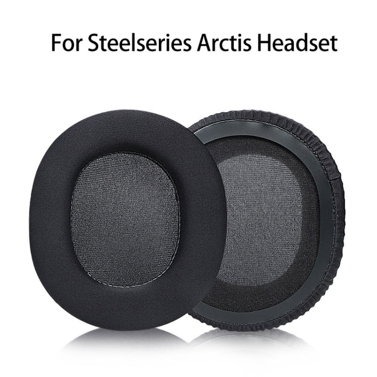 Sponge Ear Pads for Steelseries Arctis Pro 3 / Arctis 3 / 5 / 7 Headphones (Black Gel)