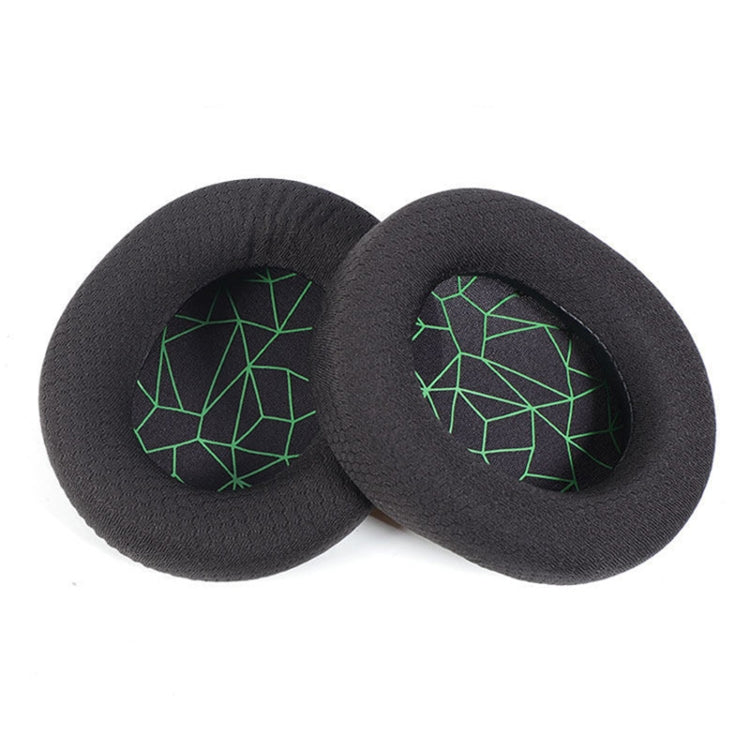 Sponge Ear Pads for Steelseries Arctis Pro / Arctis 3 / 5 / 7 (Green Printing Mesh)