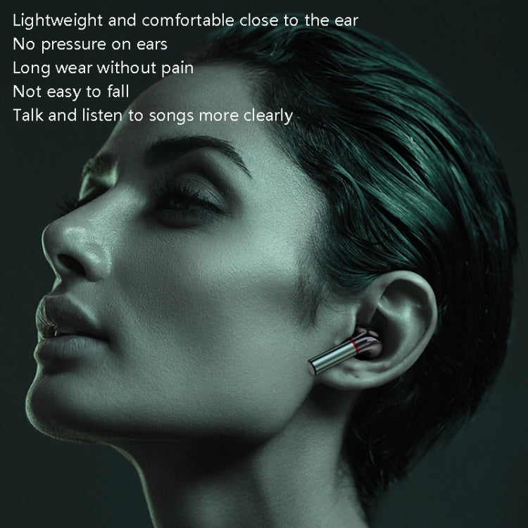 Y28 Inalámbrico Magnetic In-Ear Sports Ruido Cancelación Auricular (Negro + Azul)