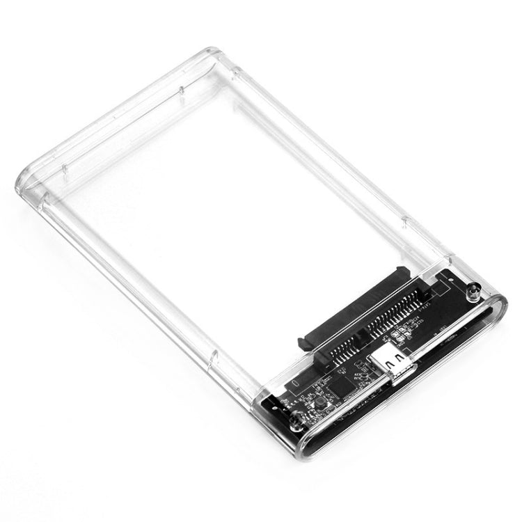 TU31 2.5 pulgadas USB3.1 Interfaz Tipo-C Disco Duro Cáscara Protectora transparente