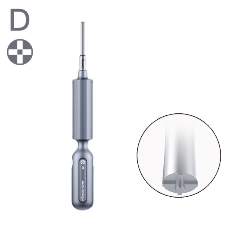 Qianli Super Tactile Grip Type Precision Silent Type Double Bearing Screwdriver Series: D Type Pinhead Philips