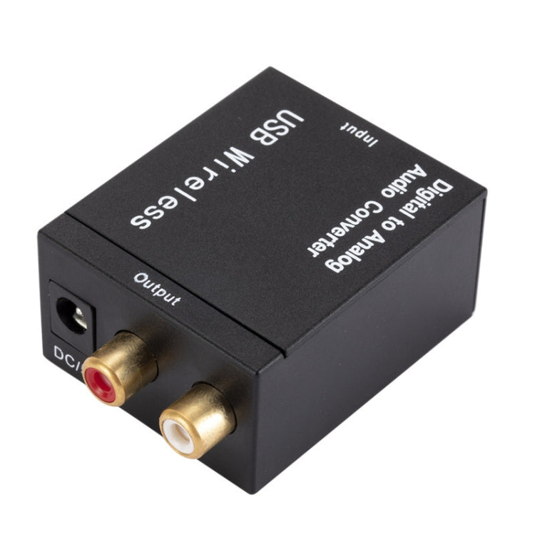 YP028 Bluetooth Digital al convertidor de Audio analógico Especificación: host + Conector US adaptador de corriente + Cable de fibra Óptica