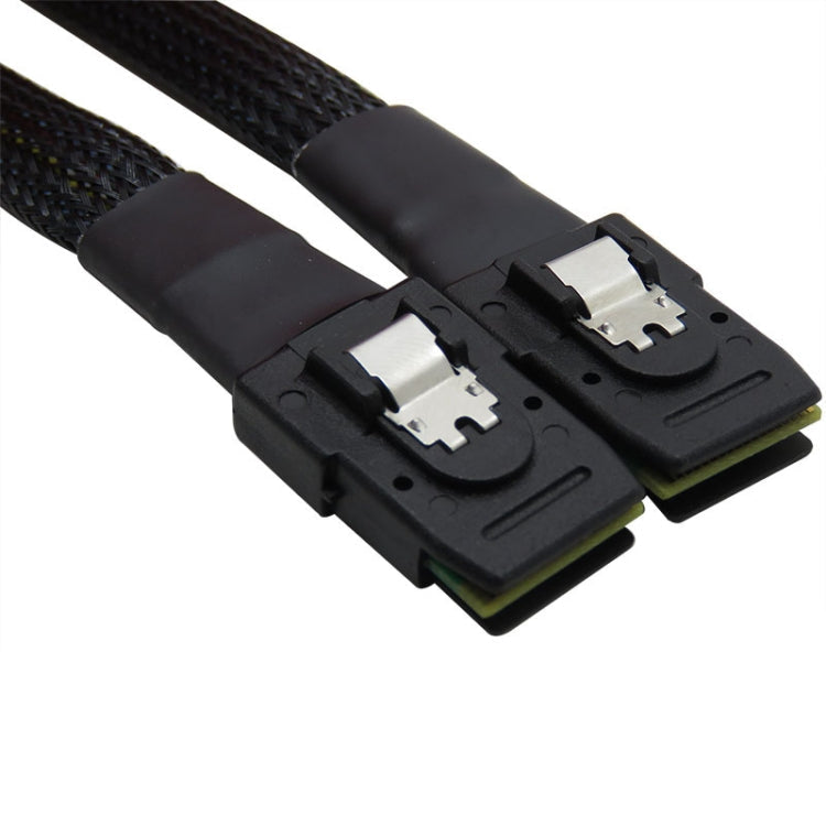 Câble SAS36P SFF-8087 vers SAS36P Câble de données de serveur de carte mère Couleur: Noir 0,7 m