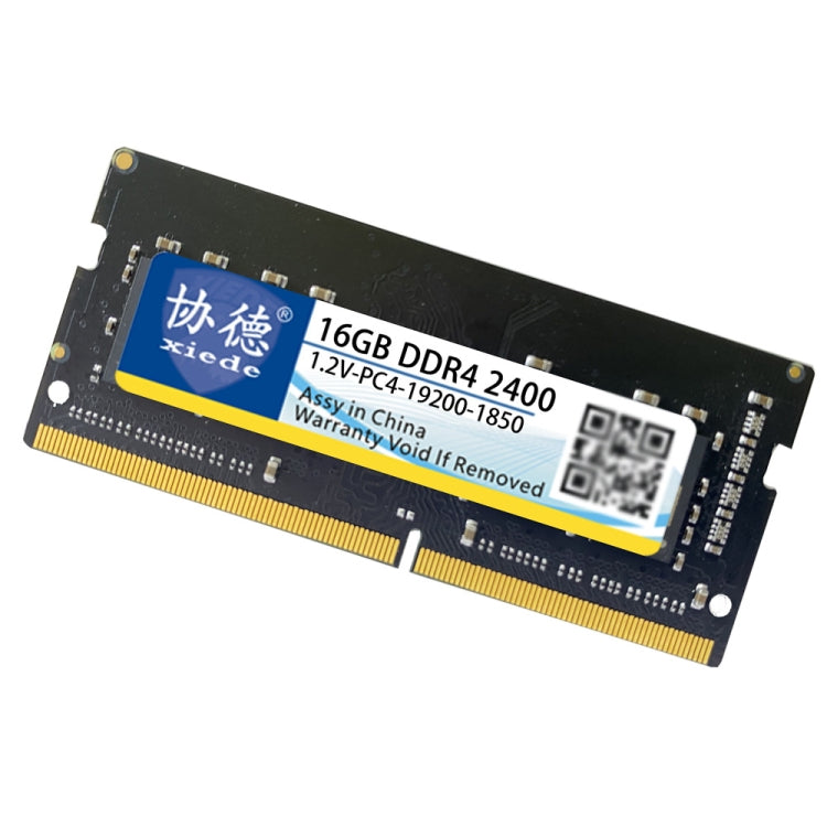 Xiede X062 DDR4 NB 2400 Full Laptop Rams Memory capacity: 16GB