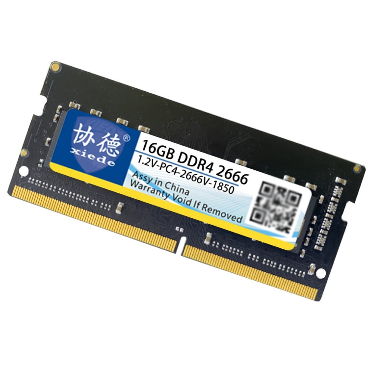 Xiede X065 DDR4 NB 2666 COMPATIBILITÉ COMPLÈTE PAR CORNIBLE RAMS CAPACITÉ DE MÉMOIRE : 16GB