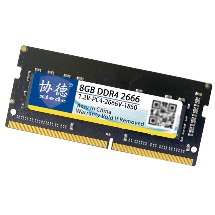 Xiede X064 DDR4 NB 2666 COMPATIBILIDAD Completa POR CUADERNO RAMS CAPACIDAD de MEMORIA: 8GB