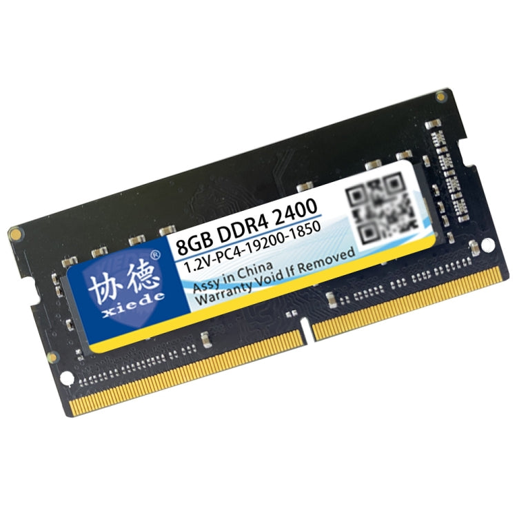 Xiede X061 DDR4 NB 2400 COMPLETE COMPATIBILITY BY CORNIBLE RAMS MEMORY CAPACITY: 8GB