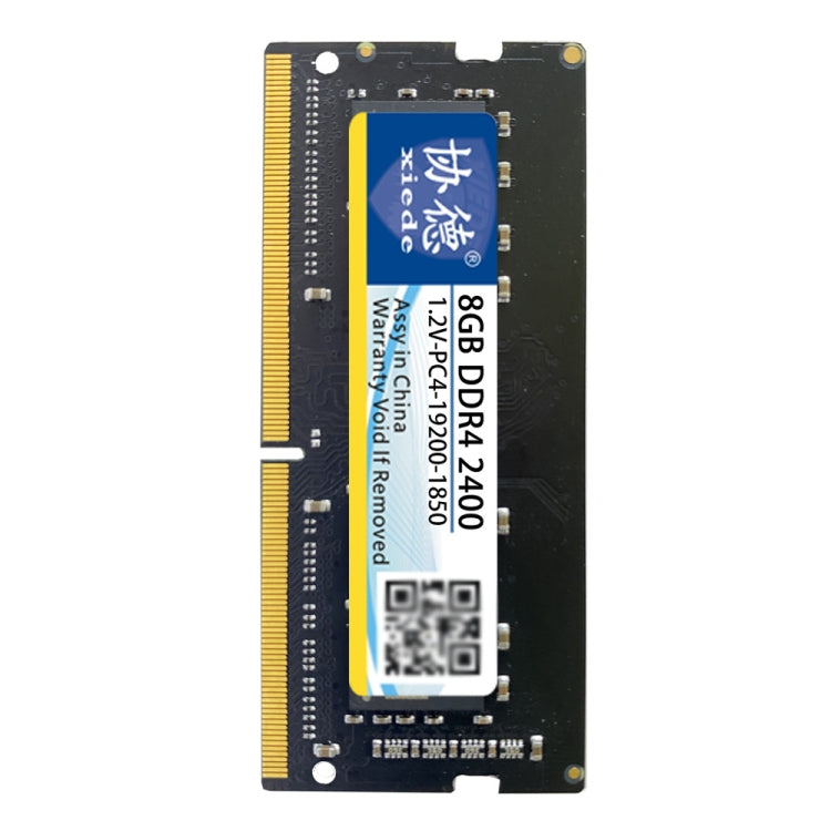 Xiede X061 DDR4 NB 2400 COMPATIBILITÉ COMPLÈTE PAR CORNIBLE RAMS CAPACITÉ DE MÉMOIRE : 8GB