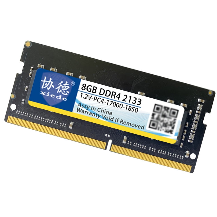 Xiede X058 DDR4 NB 2133 Compatibilidad Completa Notebook Rams capacidad de memoria: 8GB