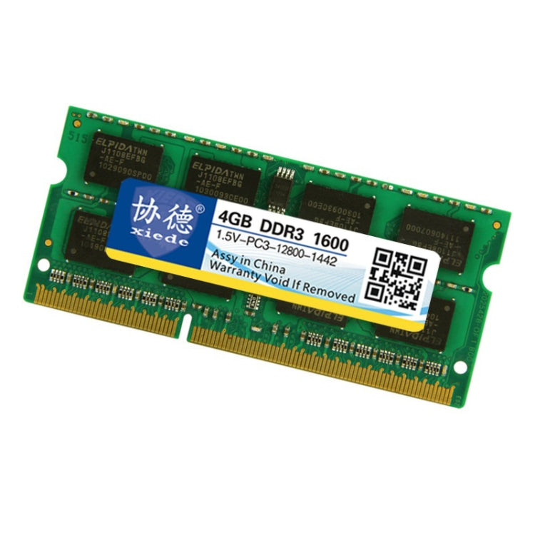 Xiede X046 DDR3 NB 1600 Portable Full RAMS Memory capacity: 4GB