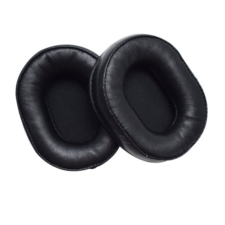 Leather Sponge Ear Pads for Denon AH-MM400 Headphones (Black)