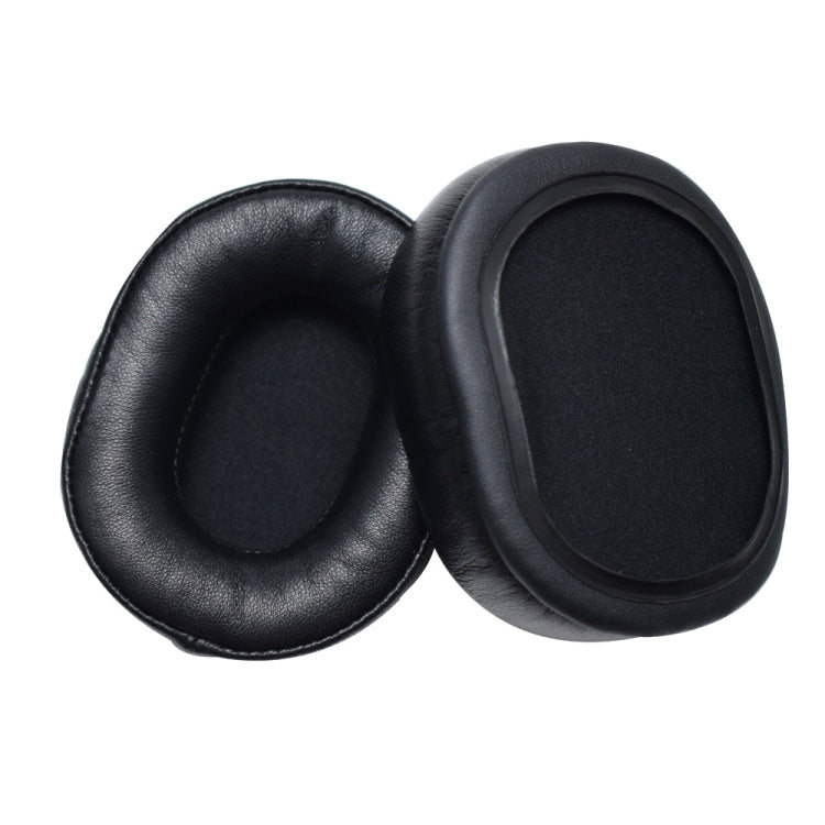 Almohadillas de Esponja de Cuero para Denon AH-MM400 Auriculares (Negro)